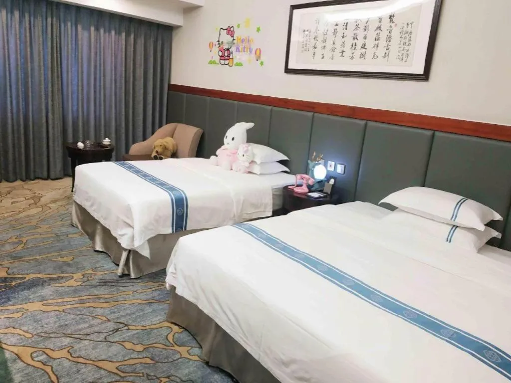 Bed in Chengdu Handu International Hotel