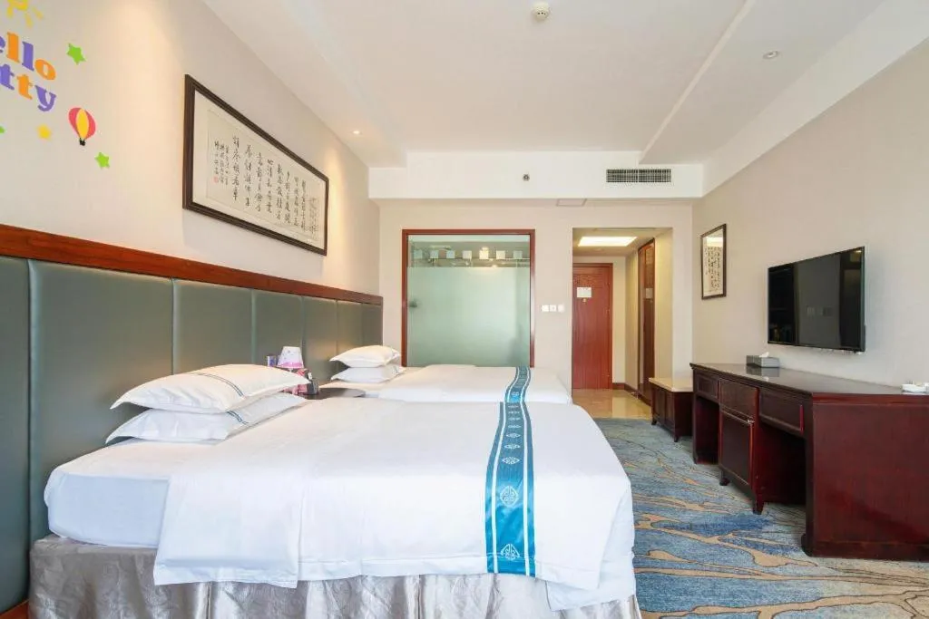 Bed in Chengdu Handu International Hotel