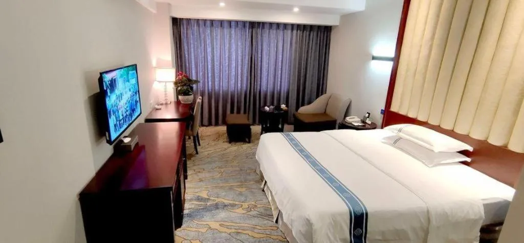 Bed in Chengdu Handu International Hotel