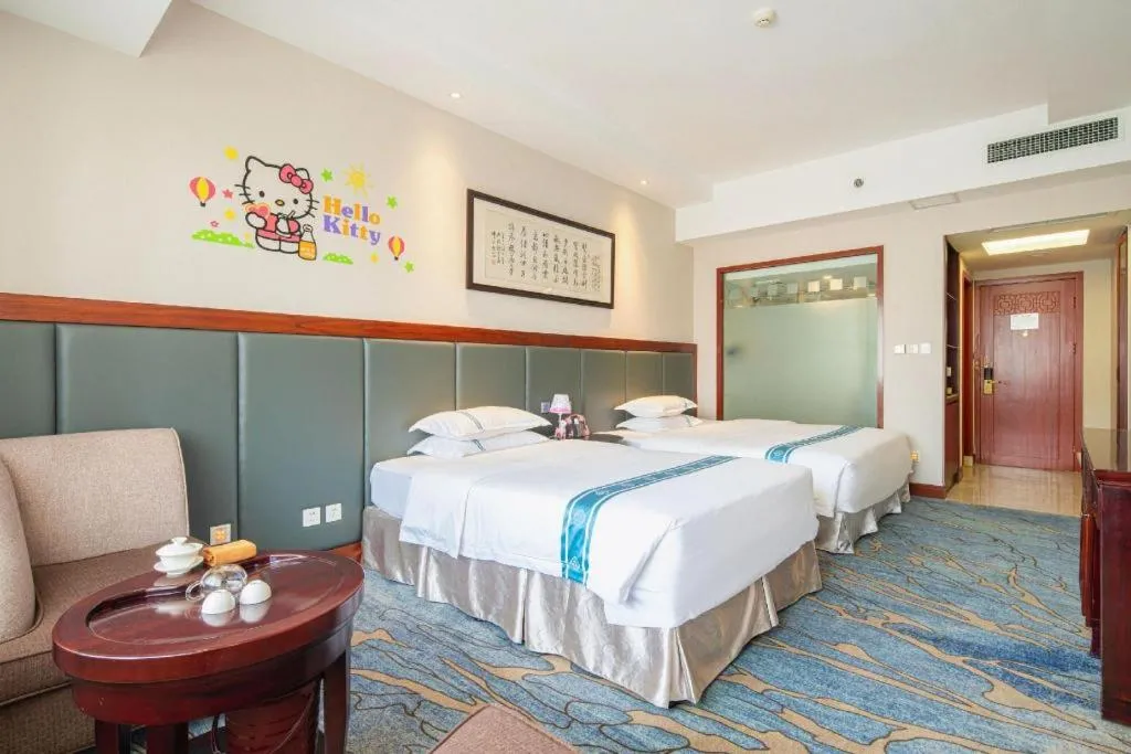 Bed in Chengdu Handu International Hotel