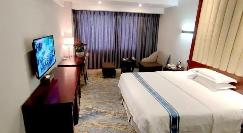 Bed in Chengdu Handu International Hotel