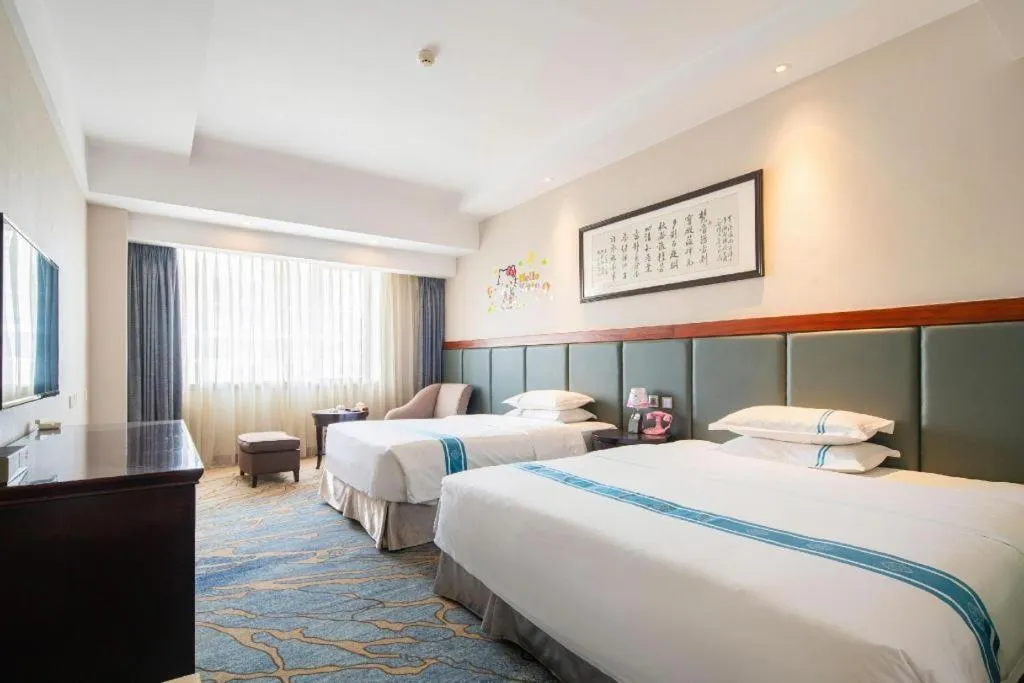 Bed in Chengdu Handu International Hotel