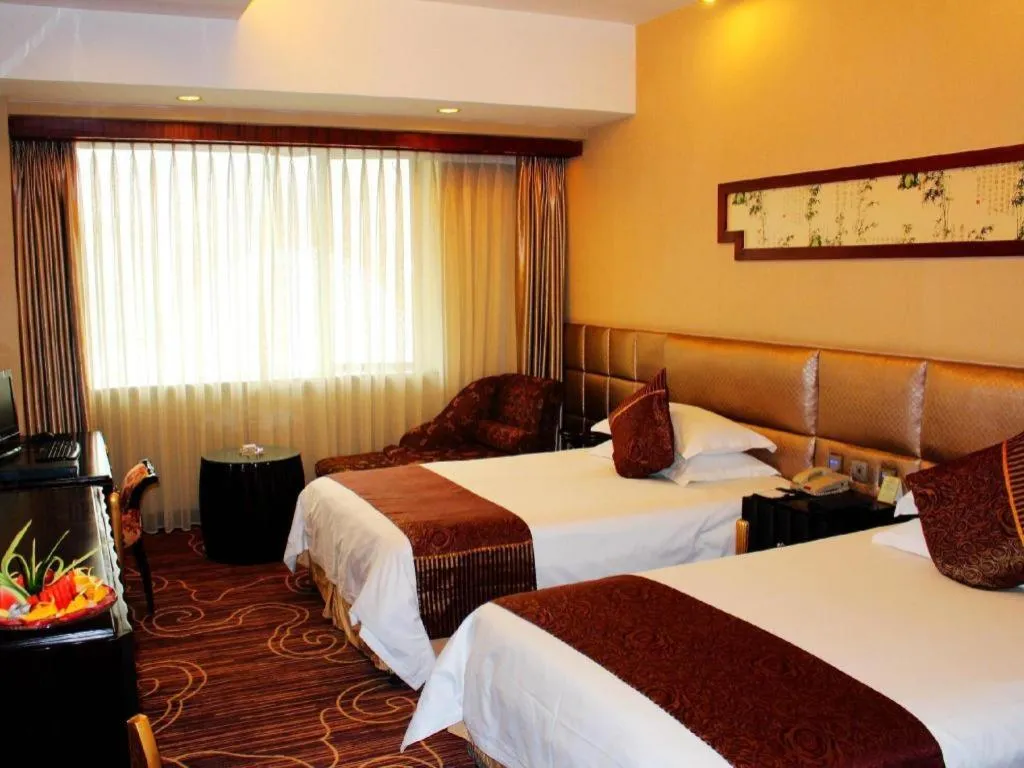 Bed in Chengdu Handu International Hotel