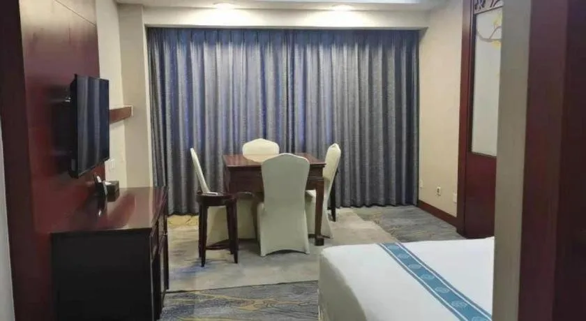 Bed in Chengdu Handu International Hotel