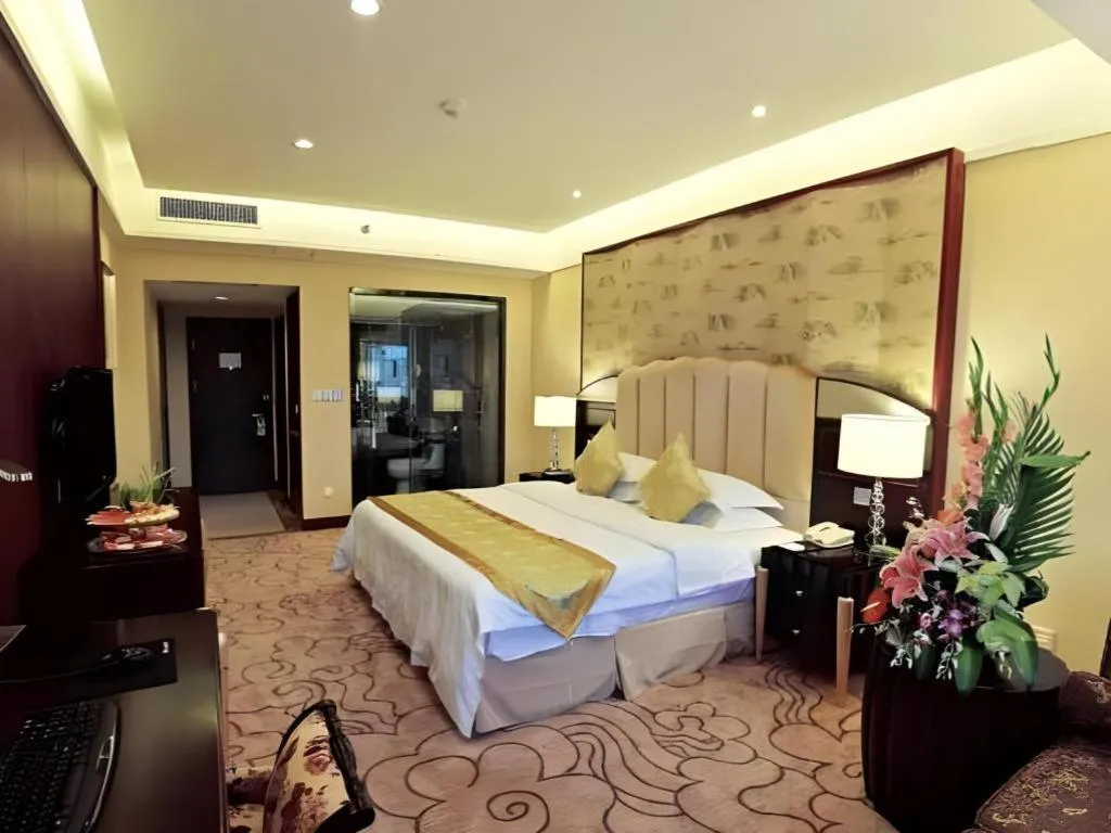 Bed in Chengdu Handu International Hotel