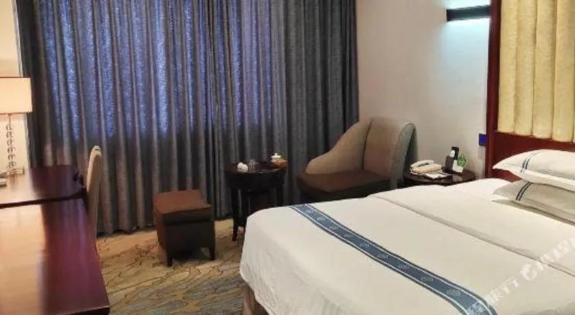 Bed in Chengdu Handu International Hotel