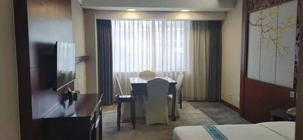 Bed in Chengdu Handu International Hotel