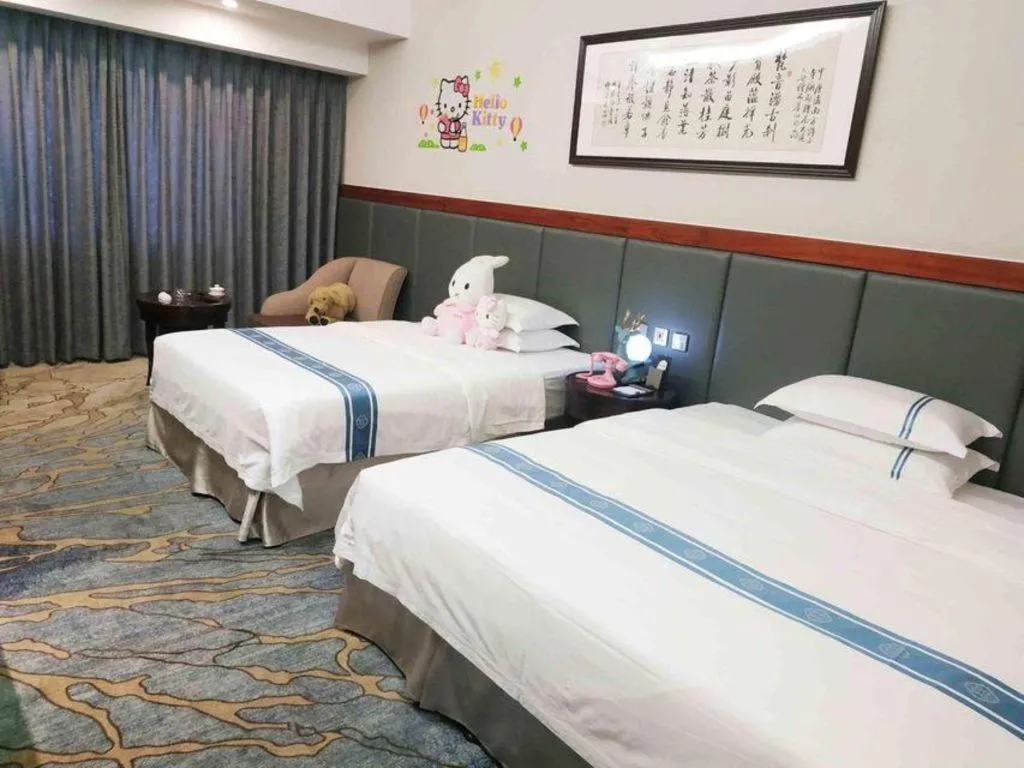 Bed in Chengdu Handu International Hotel