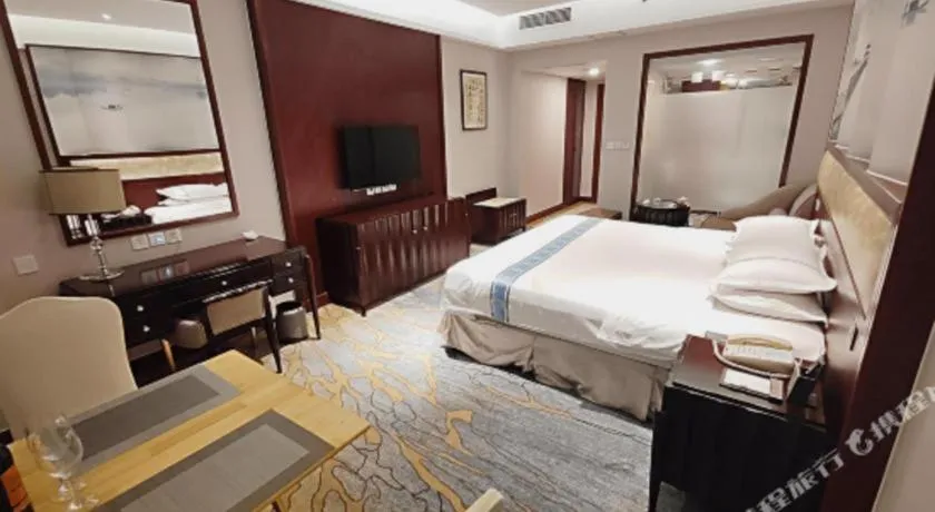 Bed in Chengdu Handu International Hotel