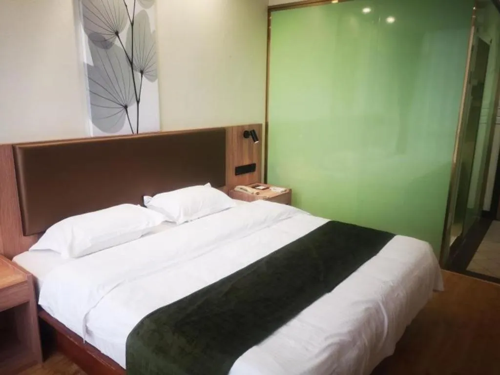 Bed in GreenTree Inn Xuzhou South Minzhu Road