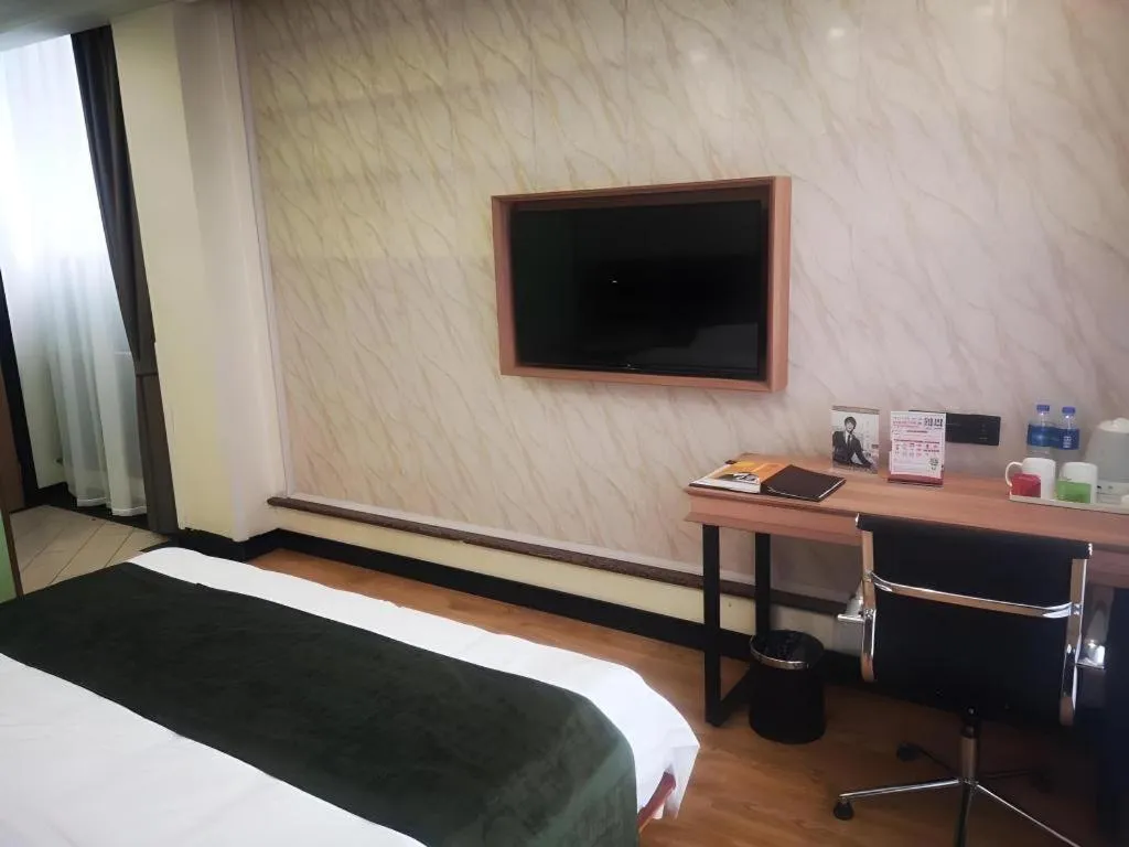 Bed in GreenTree Inn Xuzhou South Minzhu Road