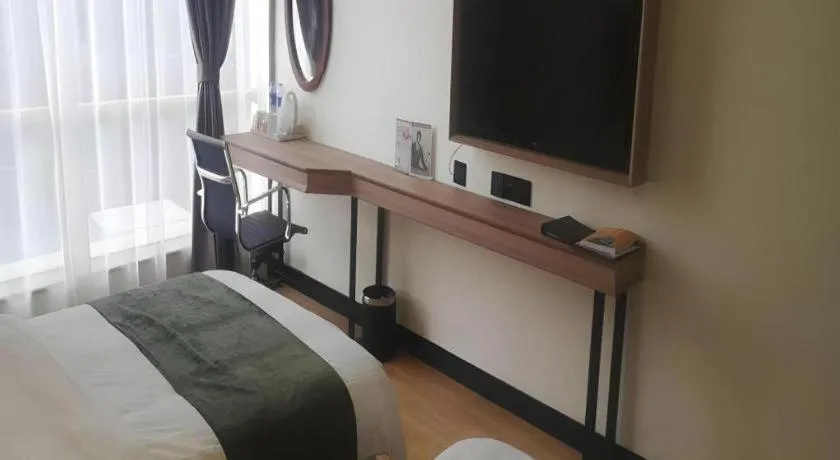 Bed in GreenTree Inn Xuzhou South Minzhu Road