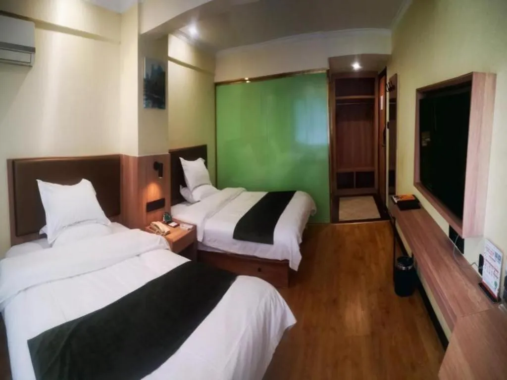 Bed in GreenTree Inn Xuzhou South Minzhu Road