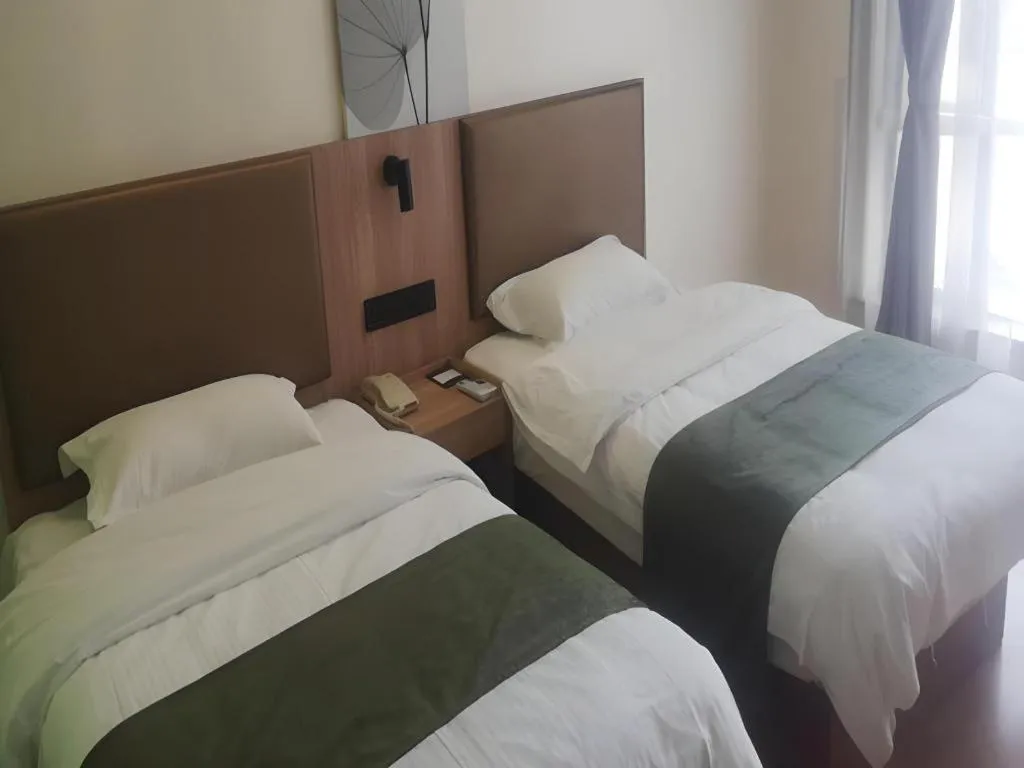 Bed in GreenTree Inn Xuzhou South Minzhu Road
