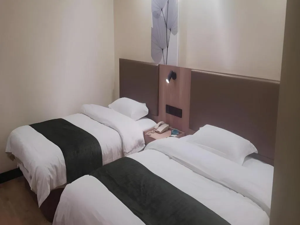 Bed in GreenTree Inn Xuzhou South Minzhu Road