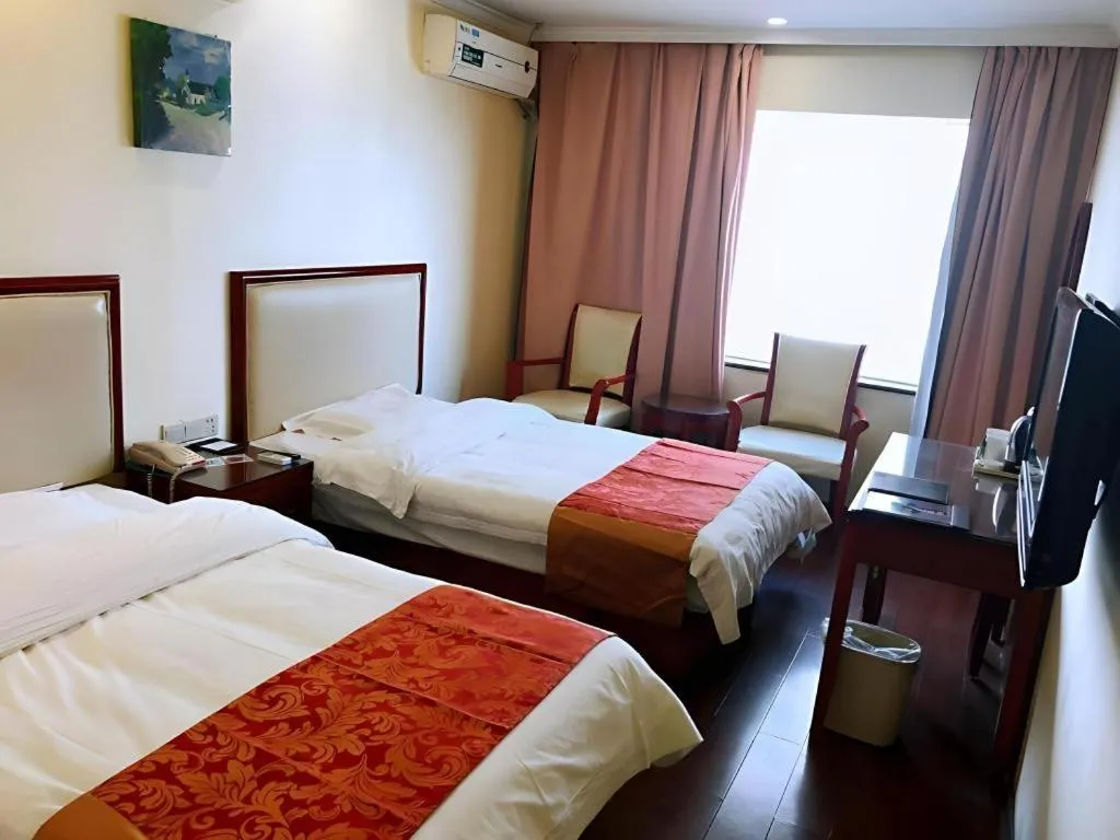 Bed in GreenTree Inn Xuzhou South Minzhu Road