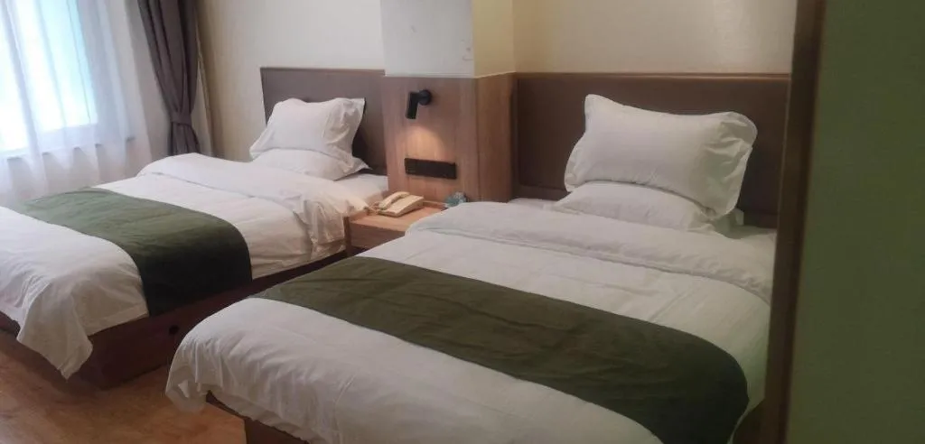 Bed in GreenTree Inn Xuzhou South Minzhu Road