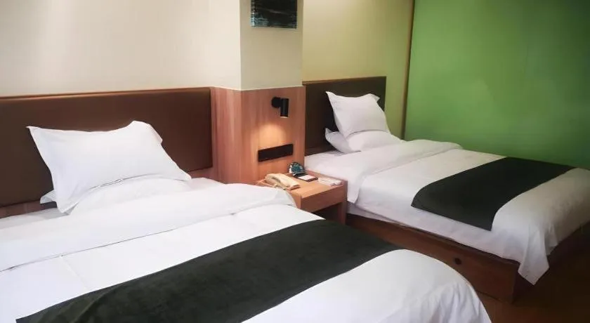 Bed in GreenTree Inn Xuzhou South Minzhu Road