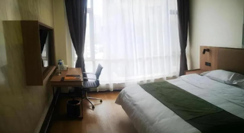 Bed in GreenTree Inn Xuzhou South Minzhu Road