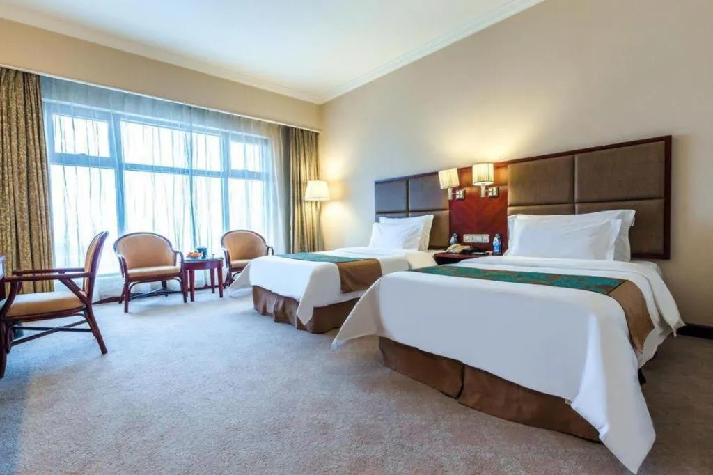 Bed in Dolton Changsha Spa Hotel