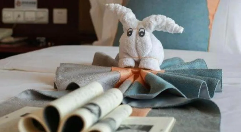 Bed in Dolton Changsha Spa Hotel