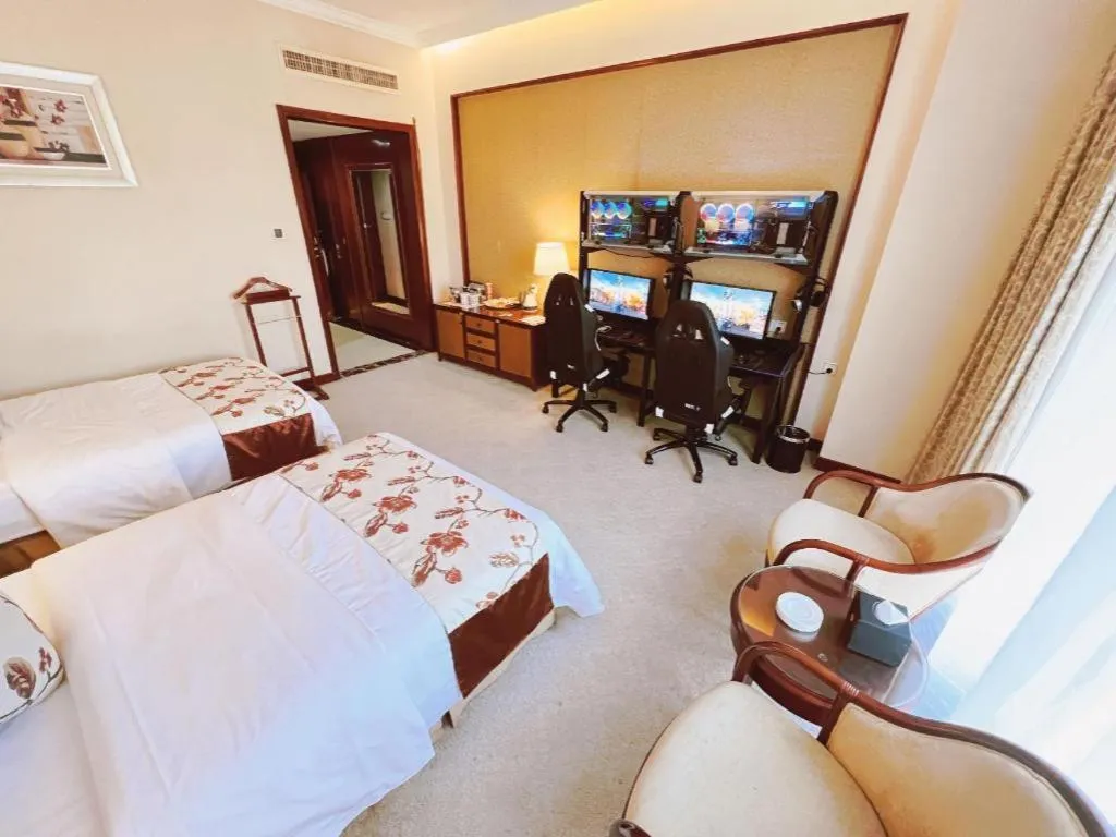 Bed in Dolton Changsha Spa Hotel