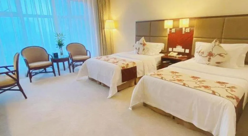 Bed in Dolton Changsha Spa Hotel