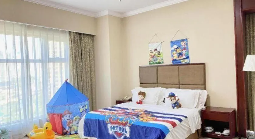 Bed in Dolton Changsha Spa Hotel