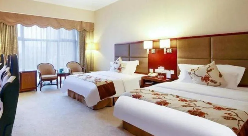 Bed in Dolton Changsha Spa Hotel