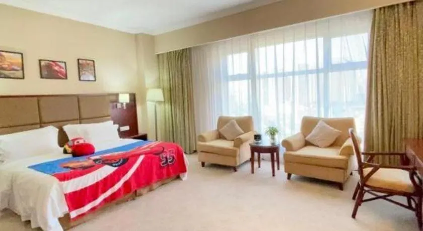 Bed in Dolton Changsha Spa Hotel