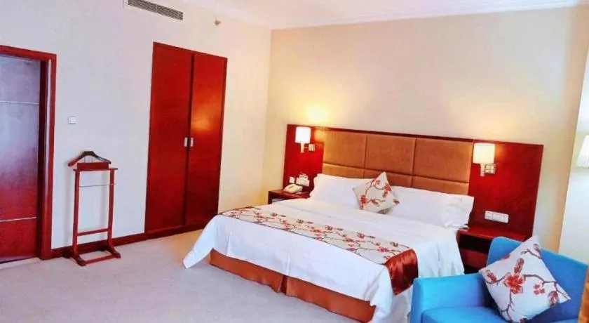 Bed in Dolton Changsha Spa Hotel