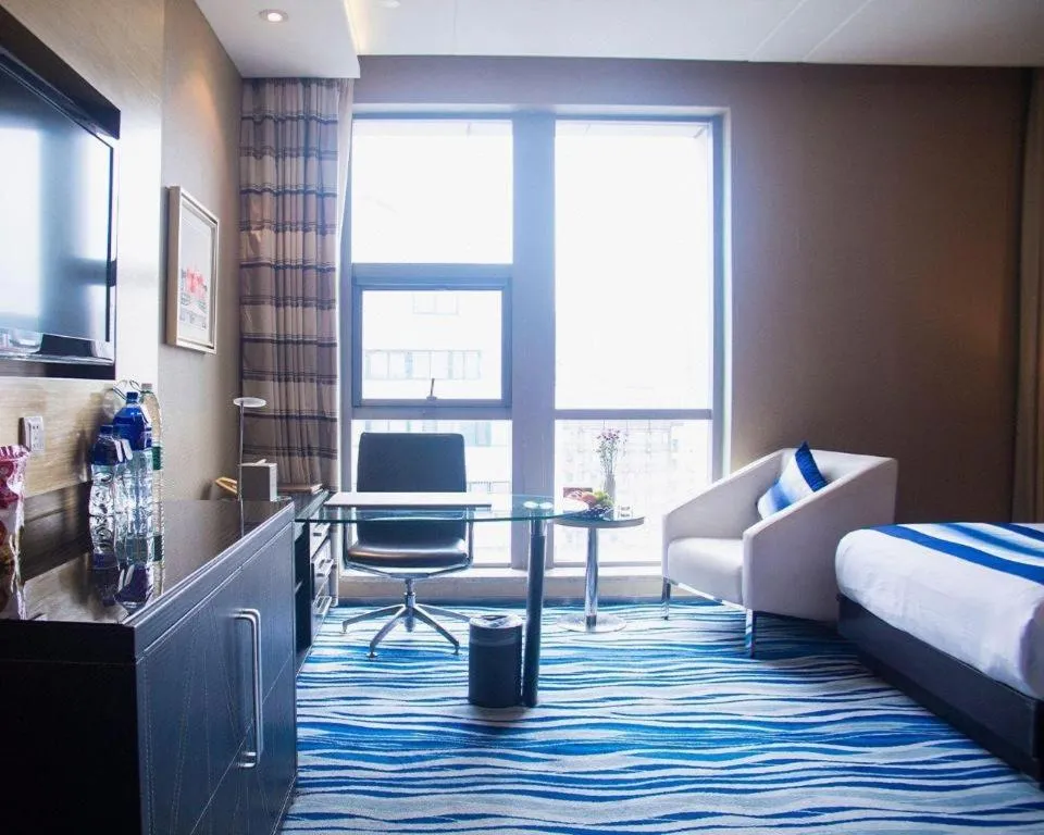 Bed in Brigh Radiance Hotel Yantai