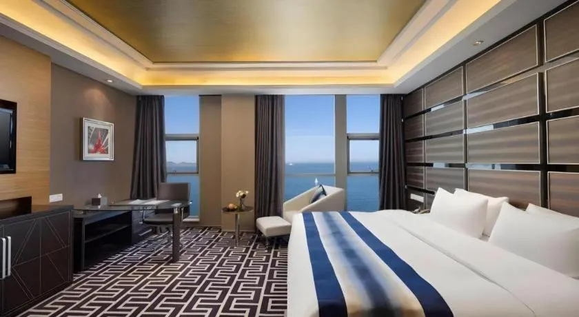 Bed in Brigh Radiance Hotel Yantai
