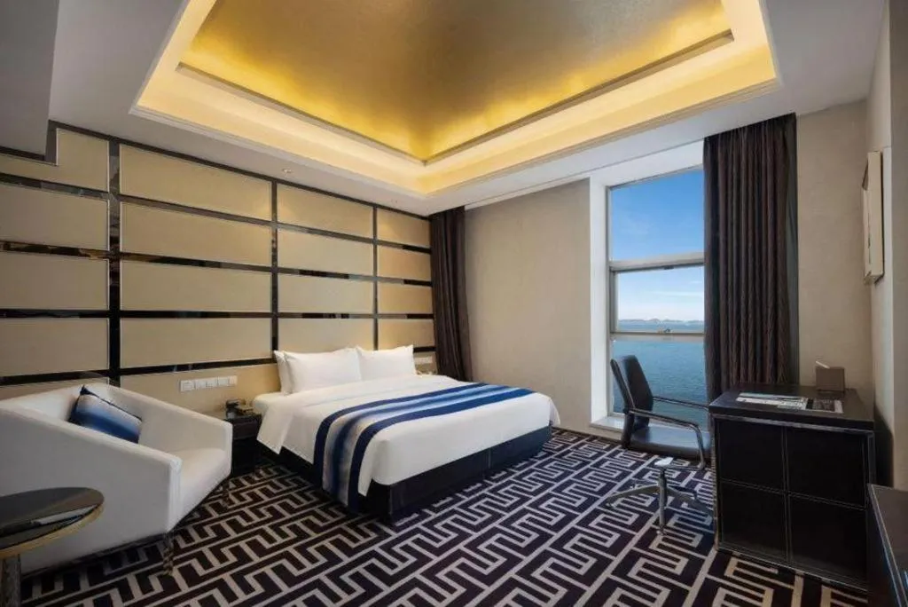 Bed in Brigh Radiance Hotel Yantai