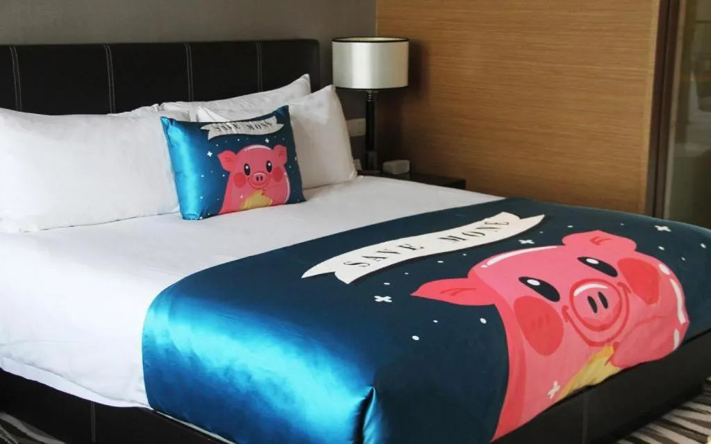 Bed in Brigh Radiance Hotel Yantai