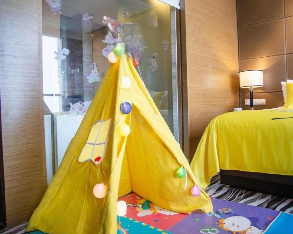 Bed in Brigh Radiance Hotel Yantai