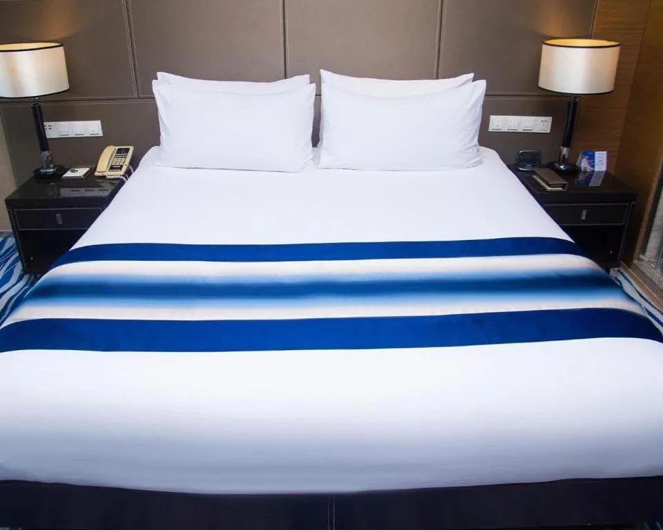 Bed in Brigh Radiance Hotel Yantai