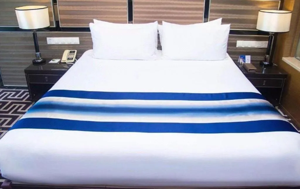 Bed in Brigh Radiance Hotel Yantai