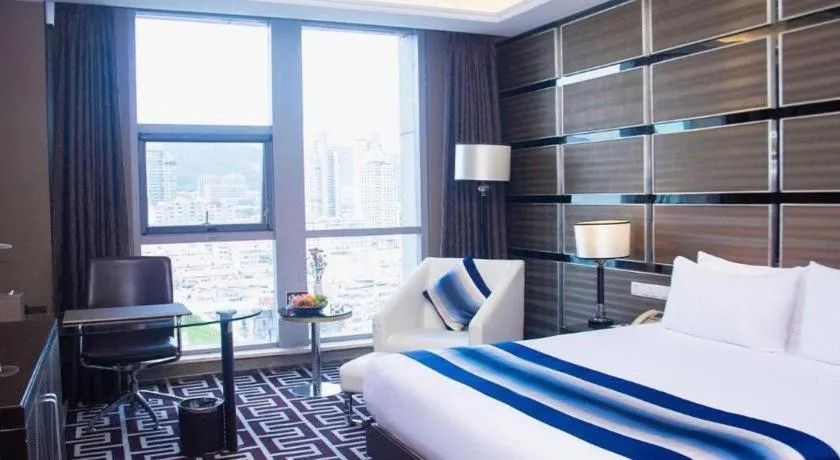 Bed in Brigh Radiance Hotel Yantai