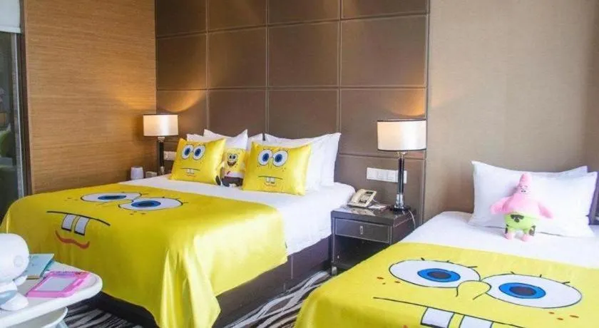 Bed in Brigh Radiance Hotel Yantai