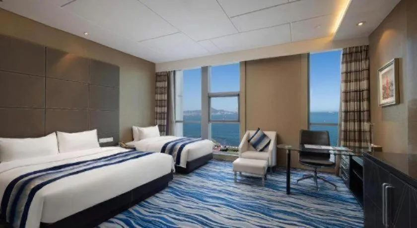 Bed in Brigh Radiance Hotel Yantai