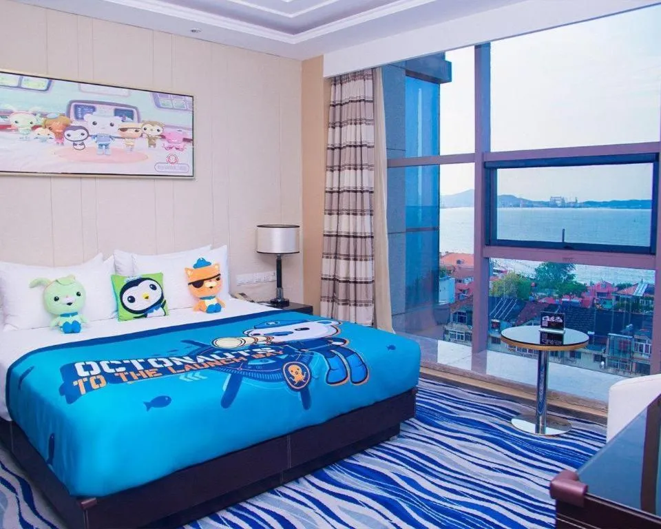 Bed in Brigh Radiance Hotel Yantai