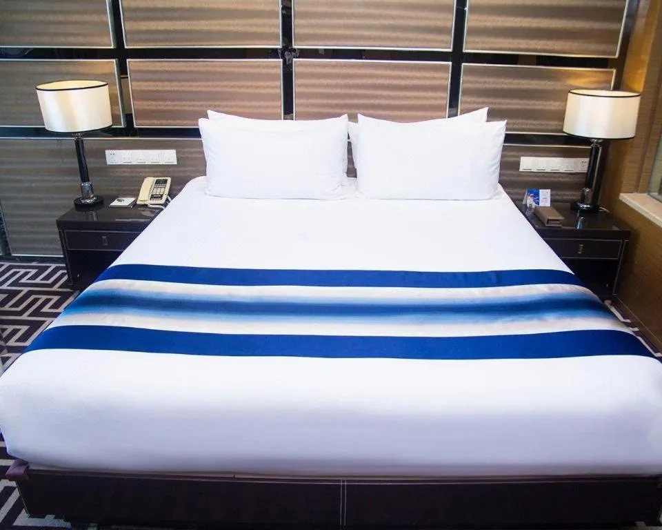 Bed in Brigh Radiance Hotel Yantai