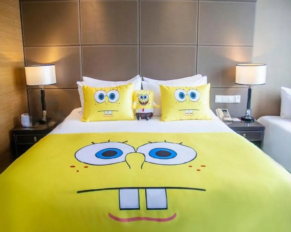 Bed in Brigh Radiance Hotel Yantai