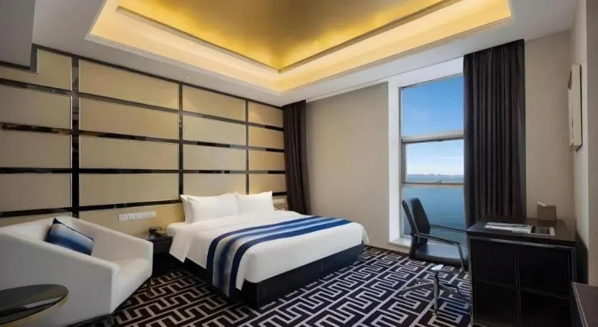 Bed in Brigh Radiance Hotel Yantai