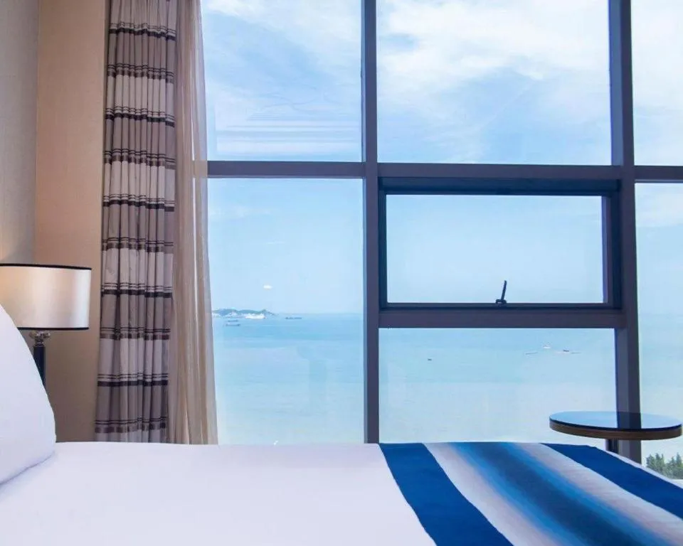 Bed in Brigh Radiance Hotel Yantai