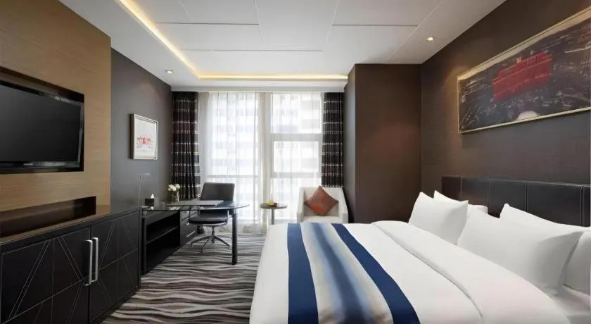 Bed in Brigh Radiance Hotel Yantai