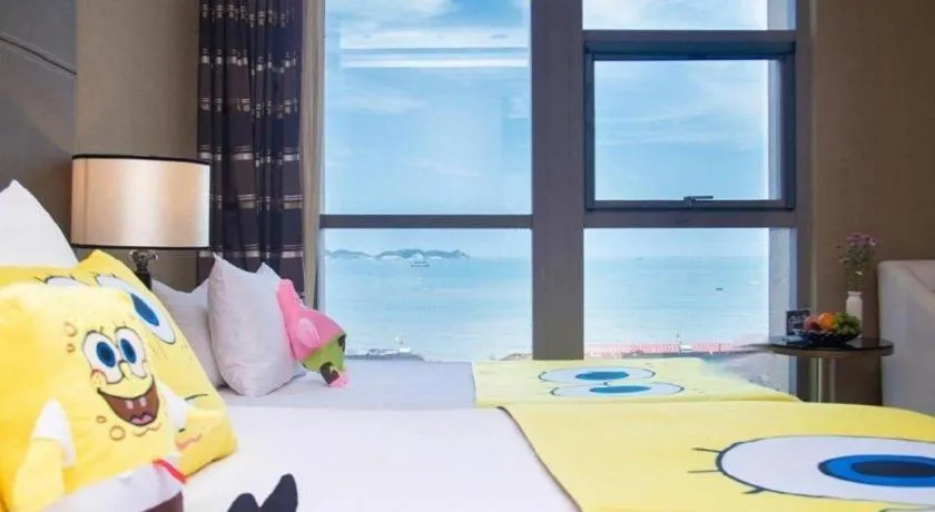 Bed in Brigh Radiance Hotel Yantai