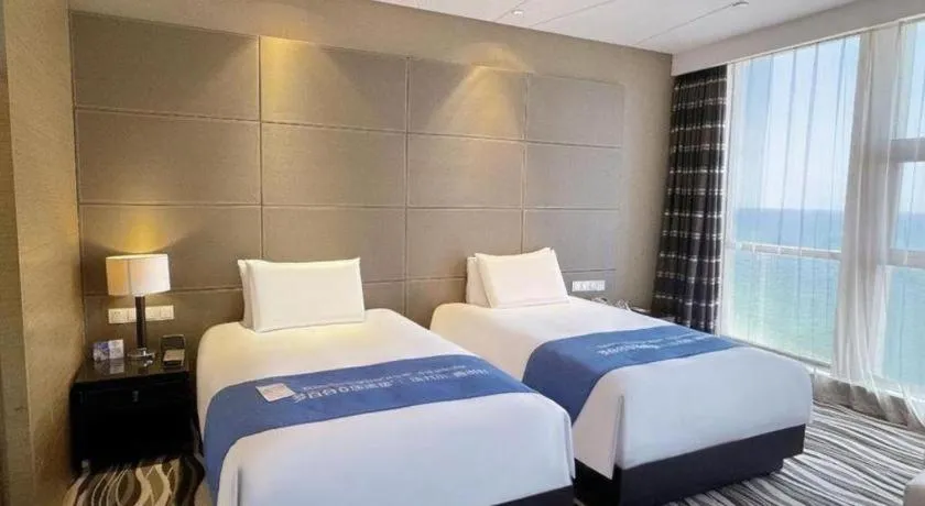 Bed in Brigh Radiance Hotel Yantai