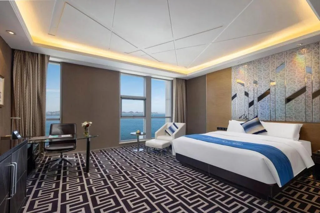 Bed in Brigh Radiance Hotel Yantai